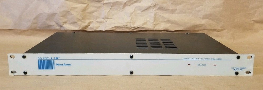 Vintage MicroAudio Equalizer Programmable 28 Band EQ POD 1.1B Made USA - TESTED