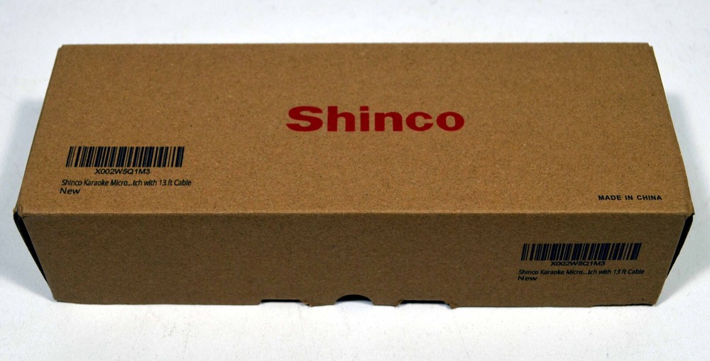 Shinco Karaoke Microphone with 13' Cable