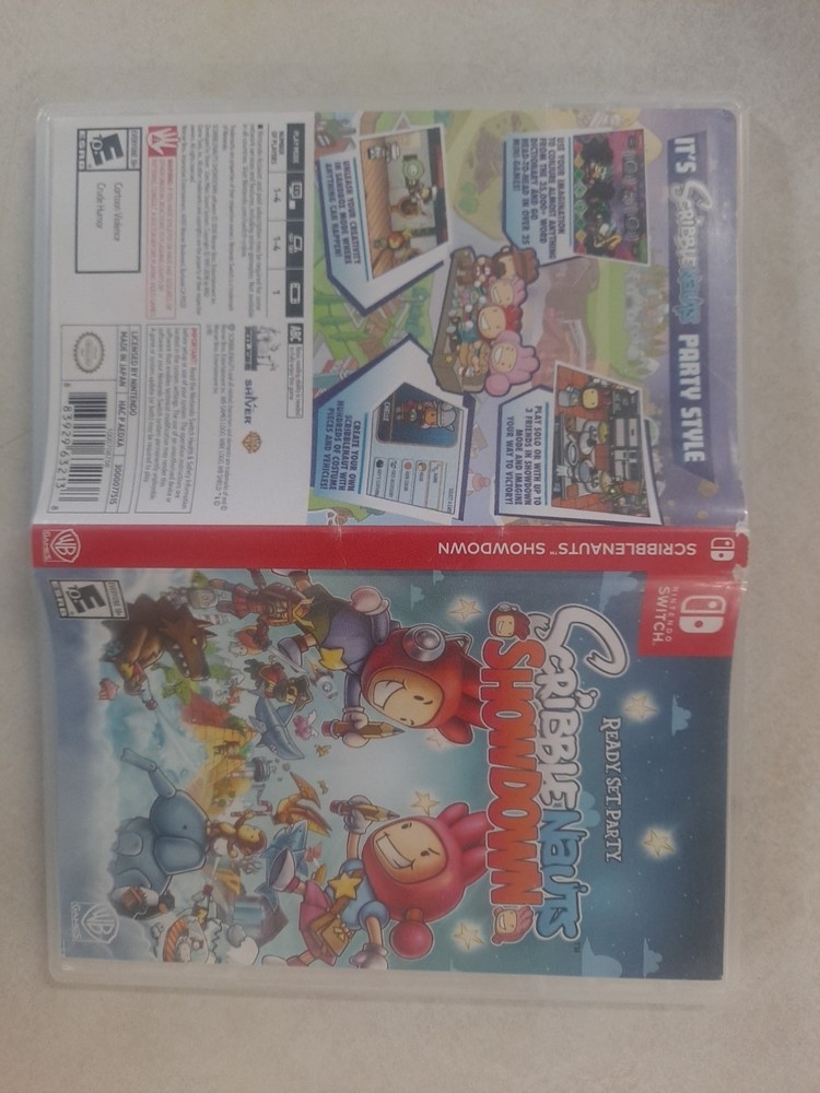 Scribblenauts Showdown (Nintendo Switch) Replacement Case Only - No Game
