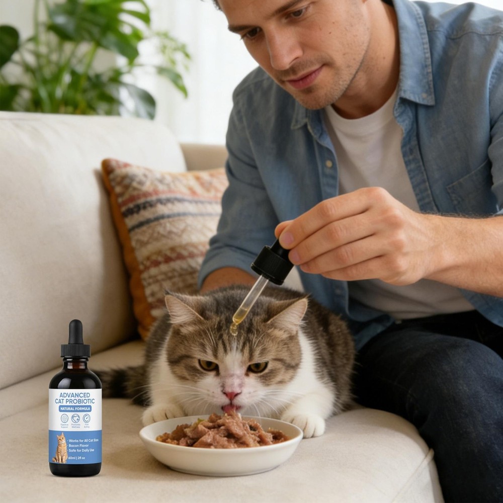 Advanced Cat Probiotic Drops – Digestive Support for Cats 60ml