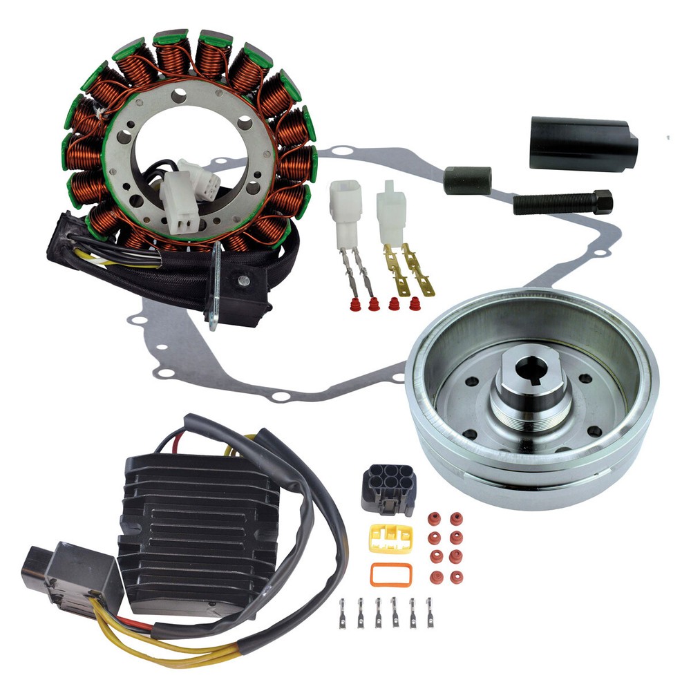Kit Flywheel Stator Mosfet Regulator Puller Gasket For Suzuki LTA 400 Eiger 2003