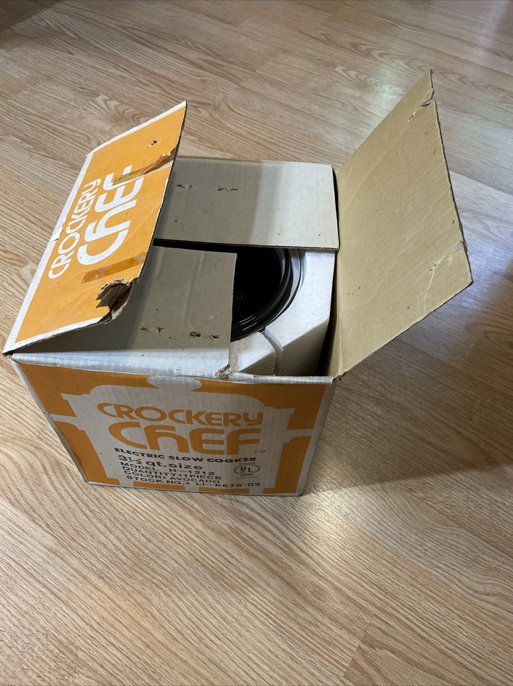 crockery chef slow cooker 3 1/2 qt