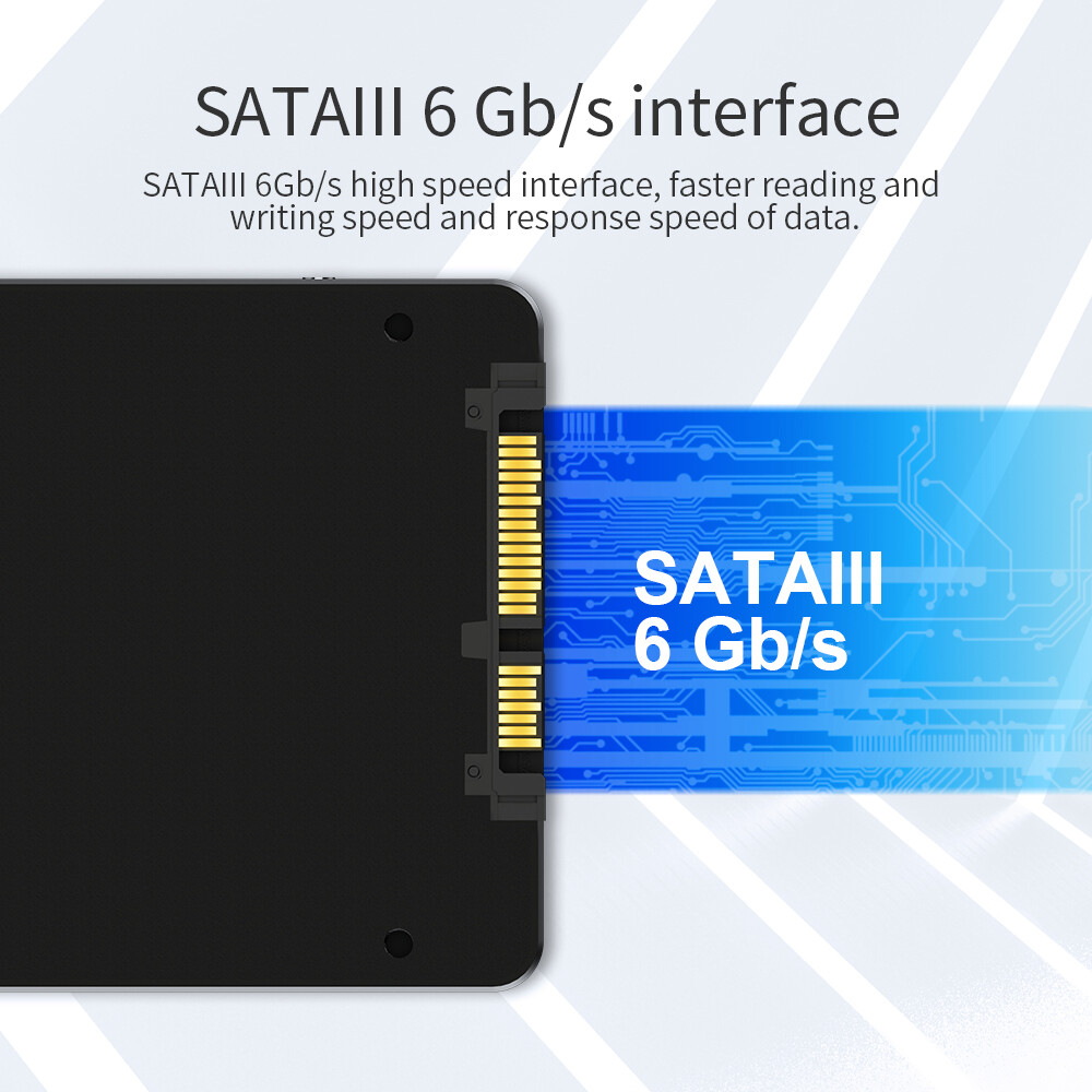 Netac 1TB SSD 2.5'' SATA III 6 Gb/s Internal Solid State Drive 500MB/s MAC/PC