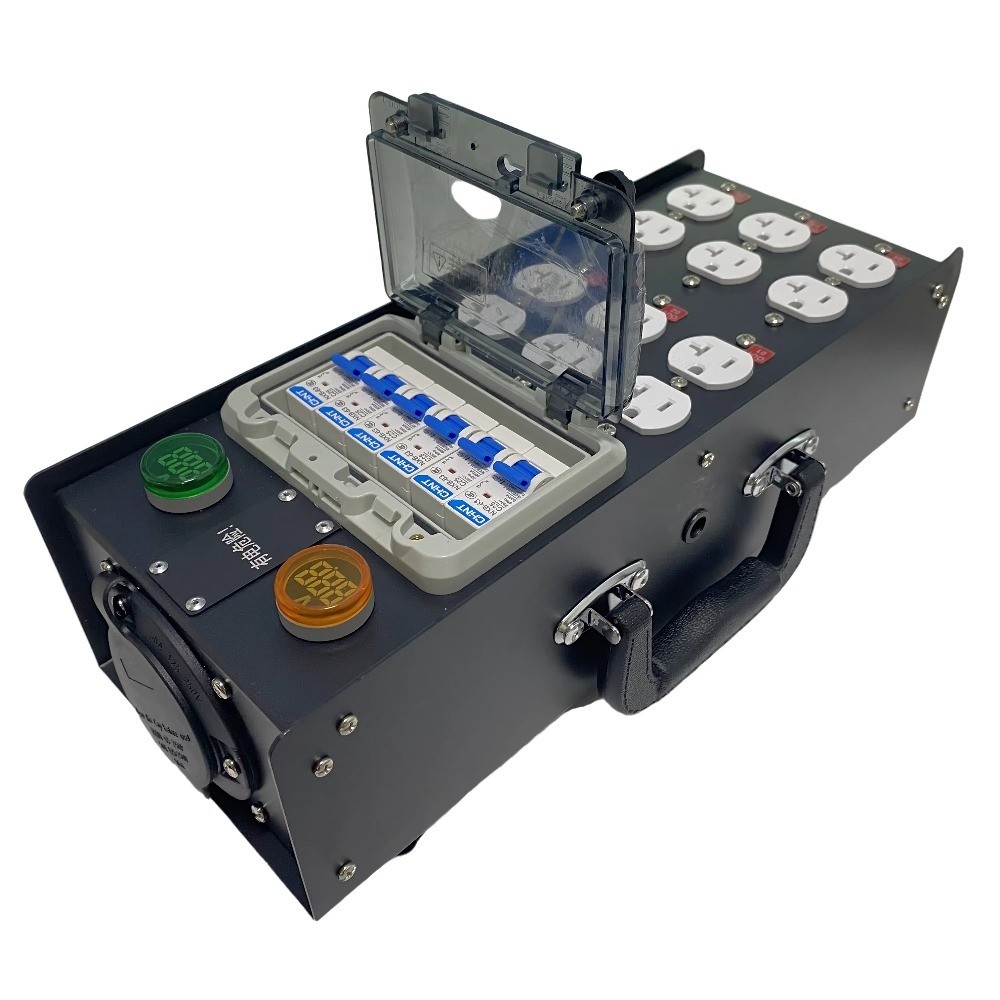 50A Input with 6Channels Edisons Outputs Portable Power Distribution Box