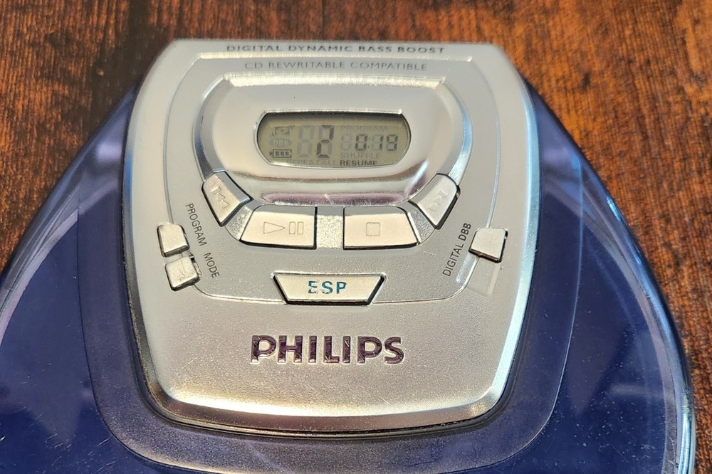 Philips Powersaving 40 ESP3 Personal CD Player 40 Second Skip Protection