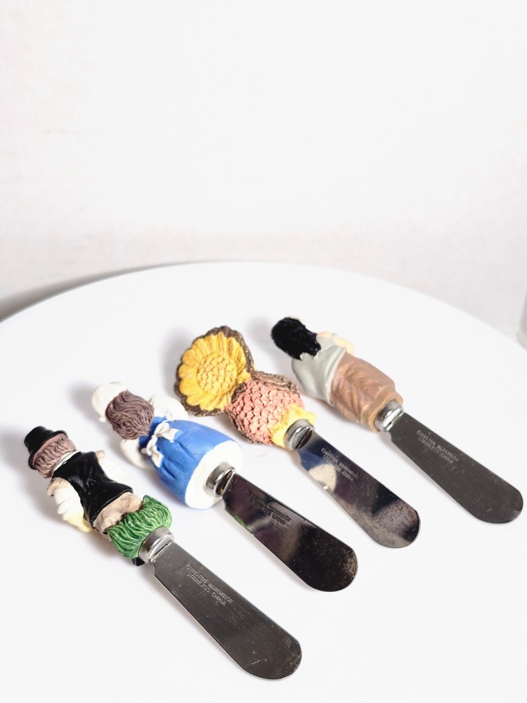 4 THANKSGIVING KNIFE SPREADERS, FOR JAMS ECT.