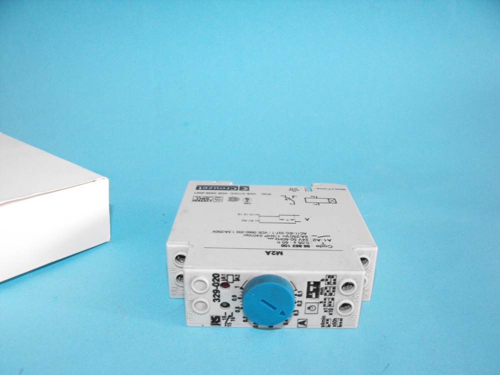Crouzet RS 329-020.Timer Relay.M2A.CODE 88882100.USED