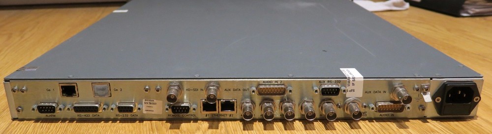 Tandberg ecrission en8090 mpeg4 HDSDI encoder with dual IP streamer, asi also