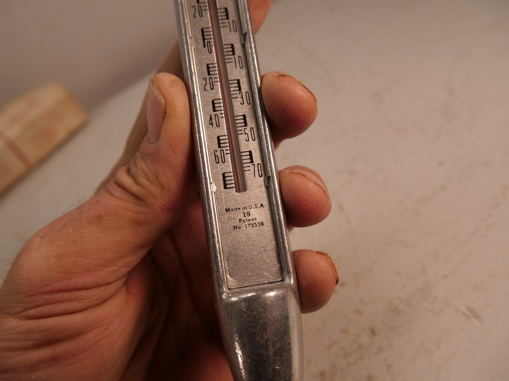 Vintage Dunlap Grain Bin & Soil Thermometer NEW