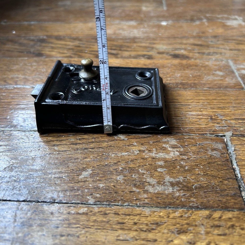 Antique Restored Corbin Rim Lock R-56 (without keeper)