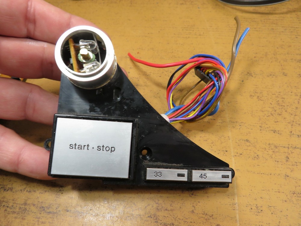 Technics Turntable SL-1200MK Start Stop Speed Button and board