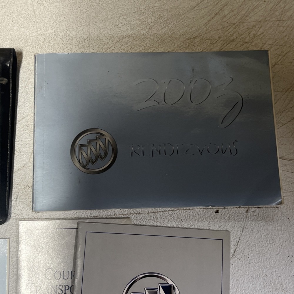2003 Buick Rendezvous Owners Manual User Guide