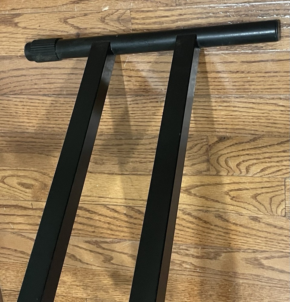 Doublebraced Keyboard X Stand Adjustable Black