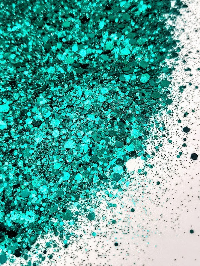 Metallic Chunky Green Glitter - Cha-Ching 3 oz.