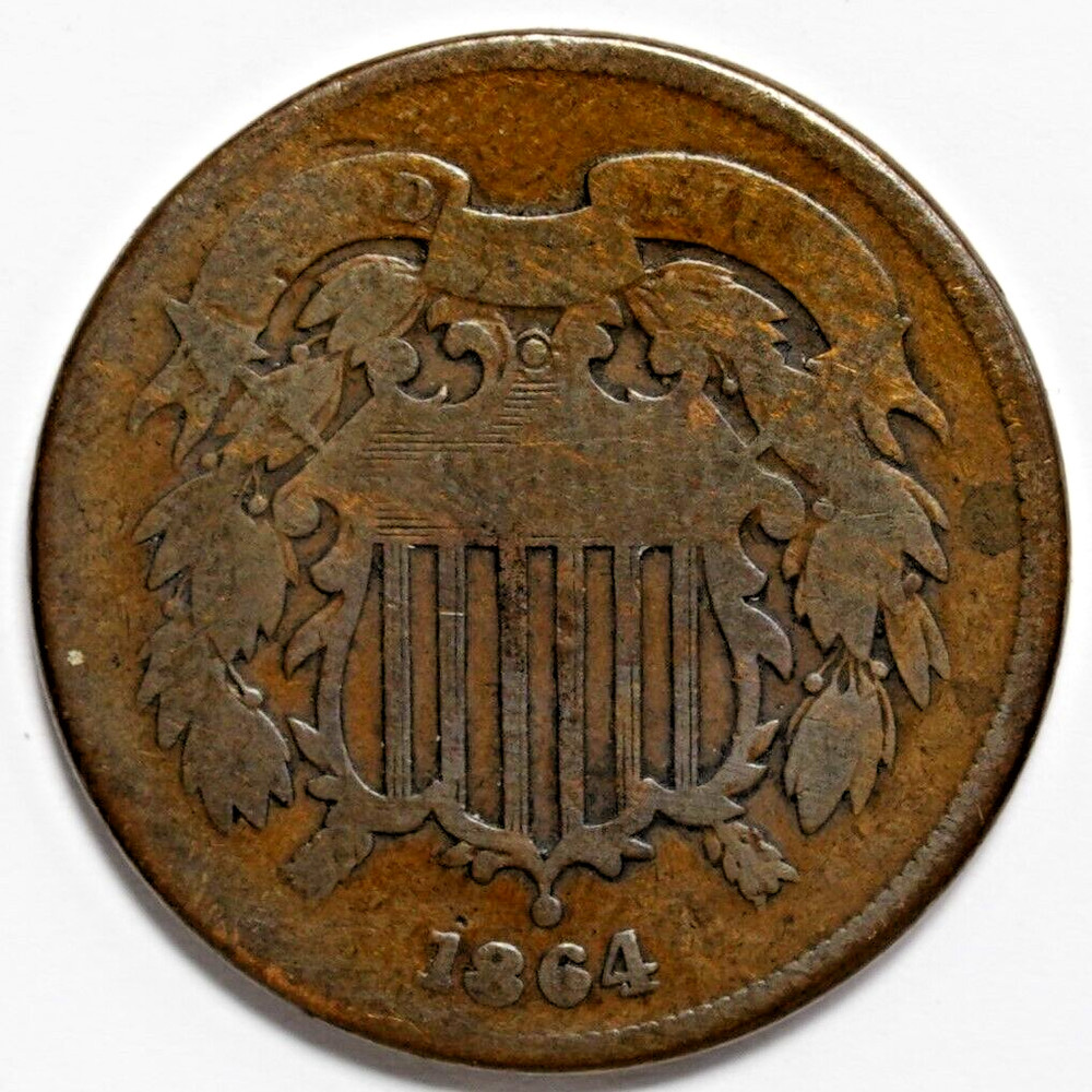 1864 Two Cent Piece