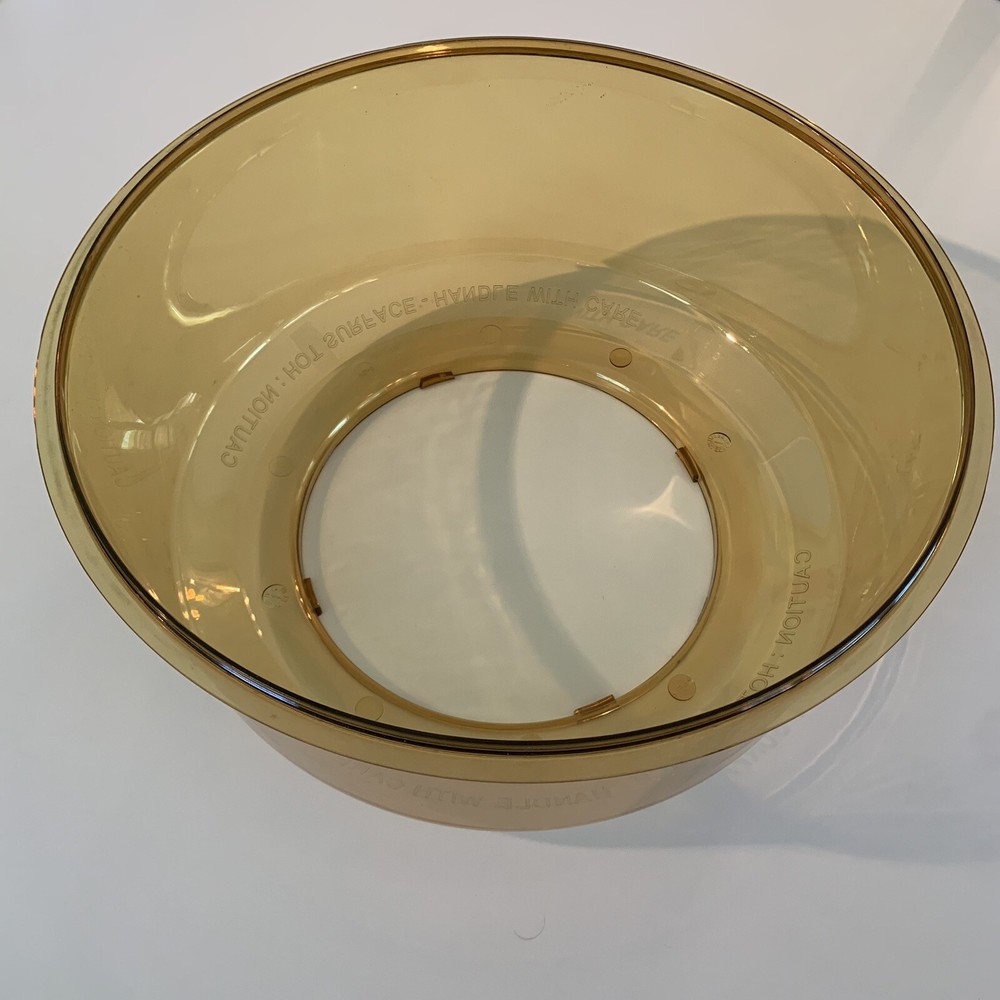 Nuwave Pro Plus Oven Yellow Amber Dome 20602 REPLACEMENT PART ONLY EUC