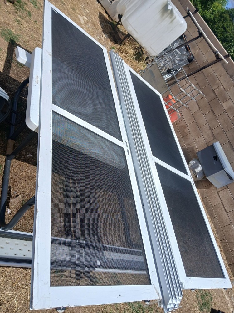 Meshtec Ultimate Patio 2 Panel Security Screen Door 96x60