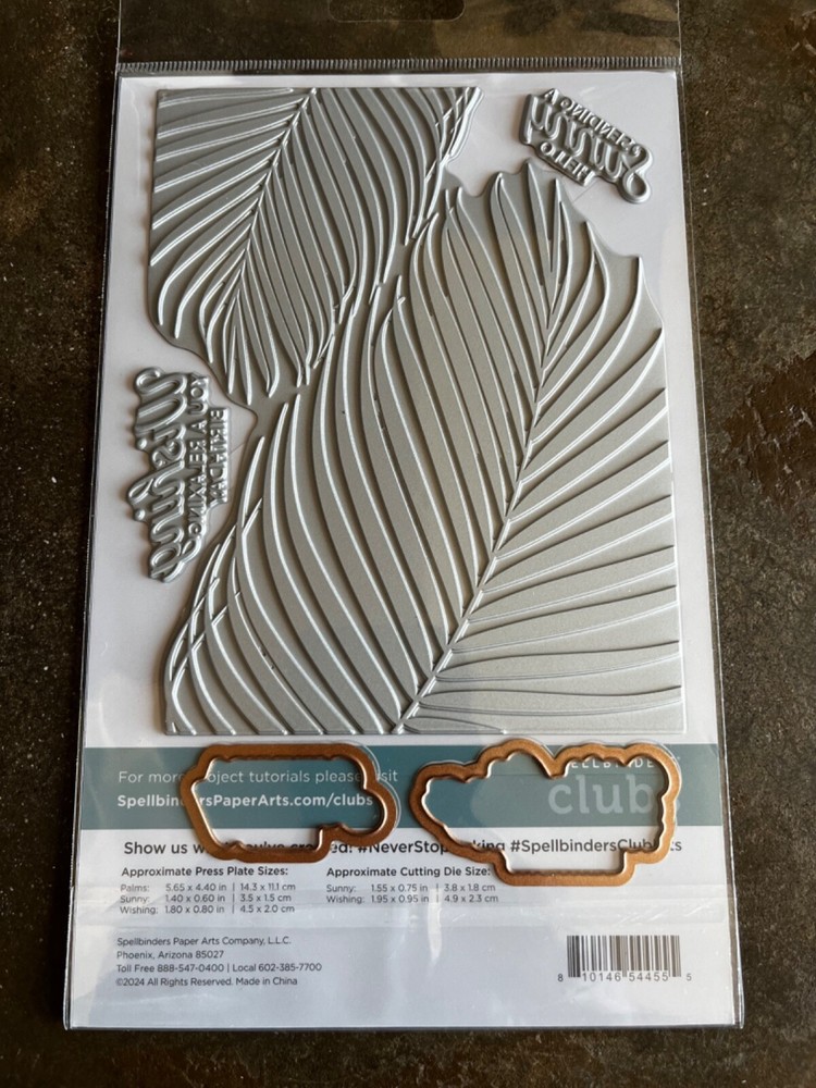 SPELLBINDER BETTERPRESS JUN24 SUMMERTIME PALMS