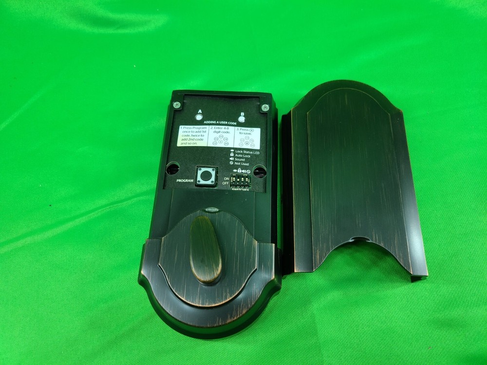 Replacement Door Lock Assembly for Kwikset Smartcode 909 Deadbolt - Aged Bronze