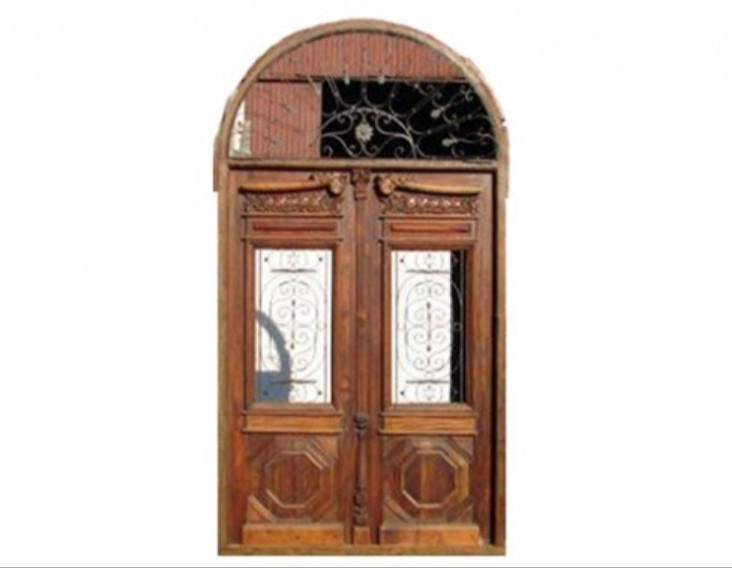 Arched Amazing Double Front Door.B1493