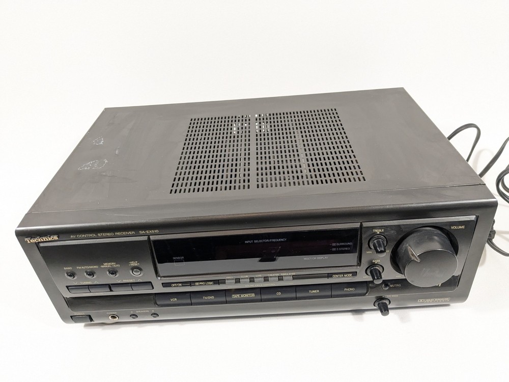 Technics SA-EX510 AV Control Stereo Receiver Amplifier No Remote Tested Works