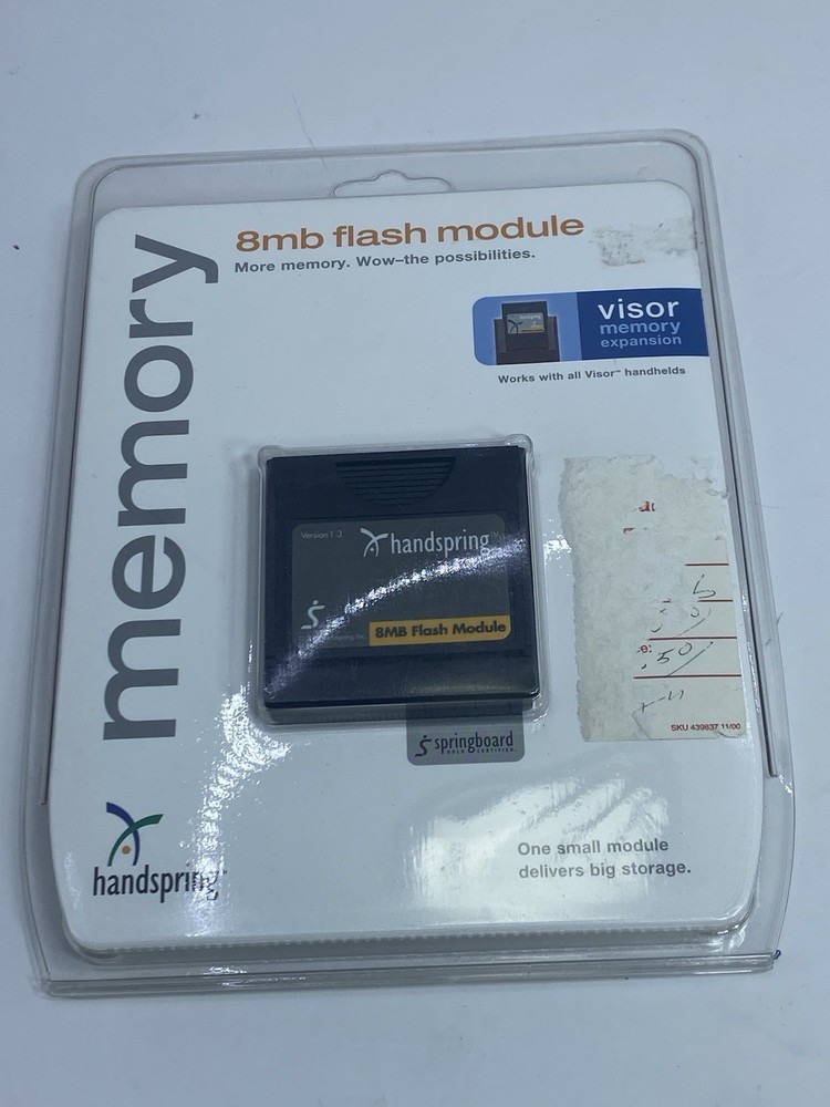 Handspring Visor 8mb Flash Module SEALED Springboard PDA 6017WW Version 1.3