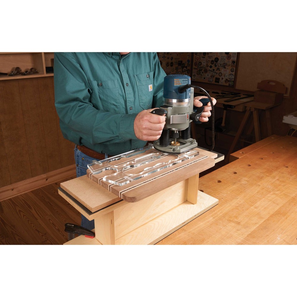 WOODRIVER 3-in-1 Handle Router Template