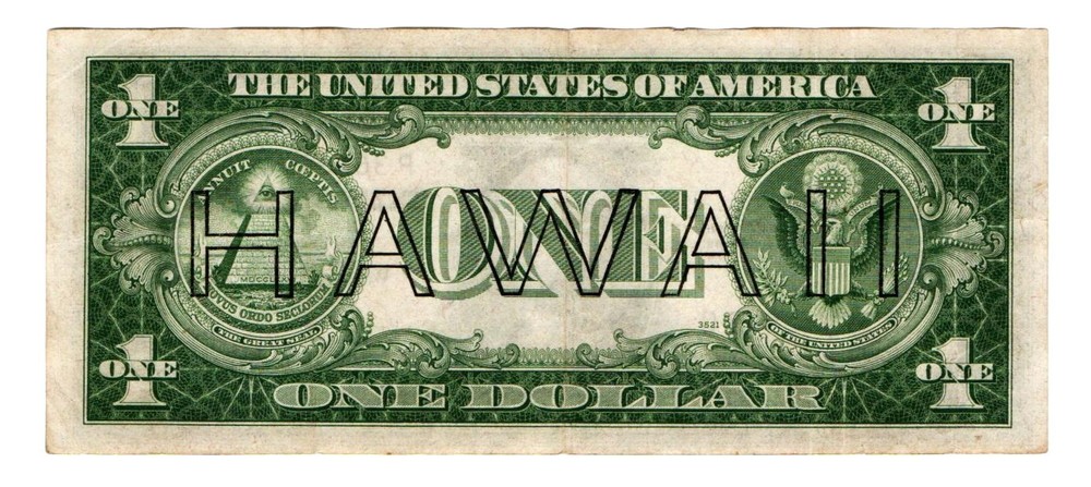 Fr. 2300 $1 1935A Hawaii Silver Certificate