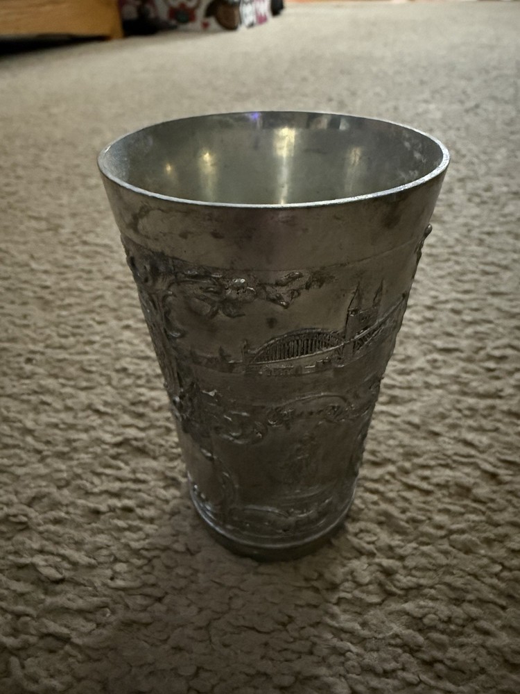 Silver Ornate Cup Vintage