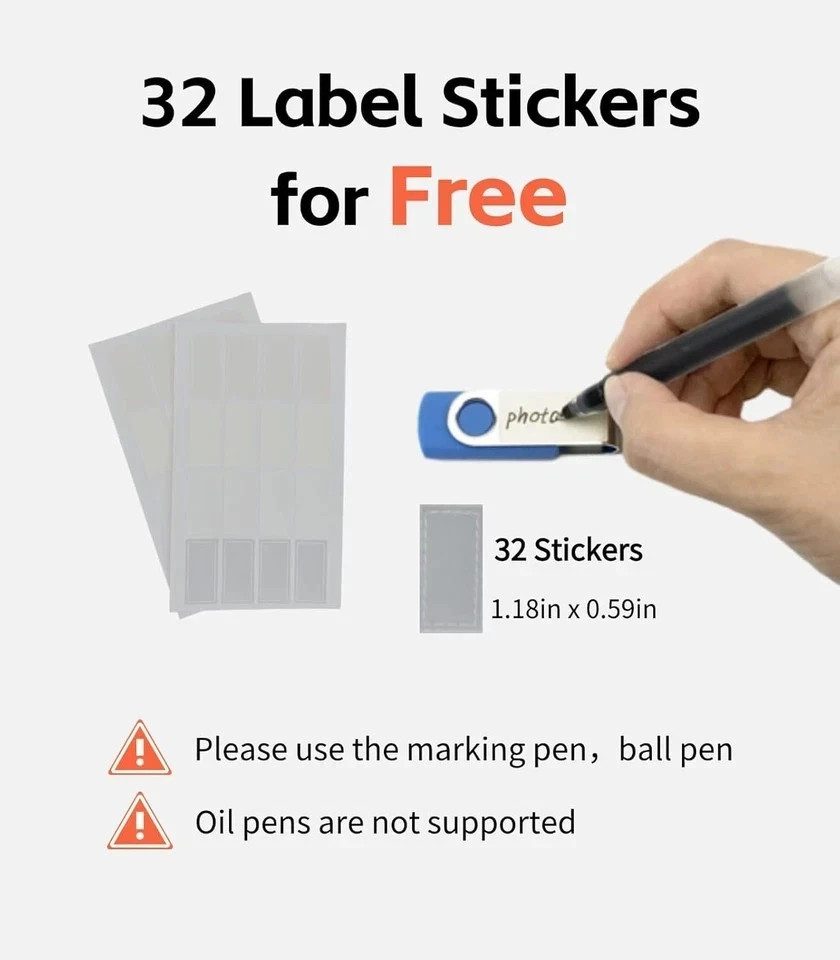 USB Flash Drive Case Organizer Holds 30 Pcs, Black