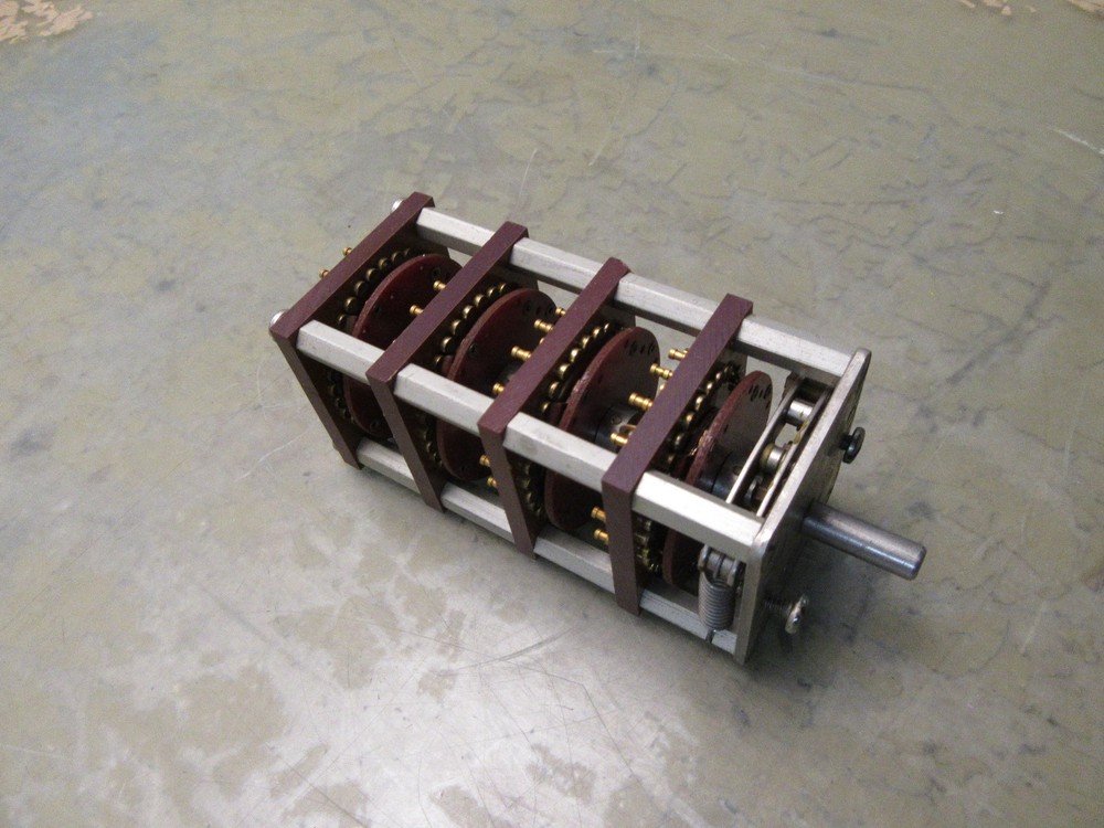 tech lab v-911893-01f 600-4n4-4 4-deck rotary switch [2*OO-46]