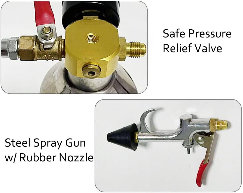 A/C Flush Kit Car Air Conditioner System Clean Canister Flushing Tools Sets US