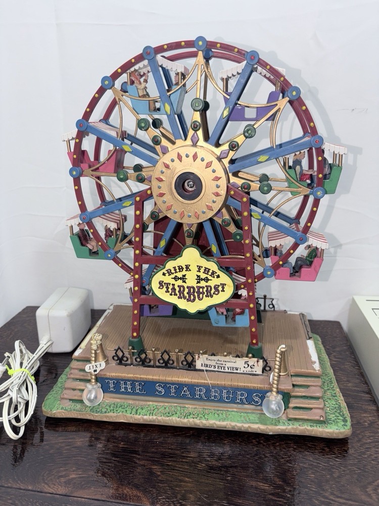 Lemax The Starburst Carole Towne Collection Animated Ferris Wheel/Fully Function