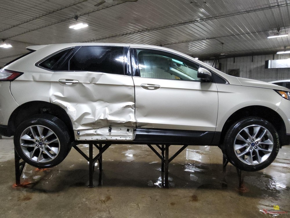 2017 Ford Edge Driver Front Headrest Only Tan Leather