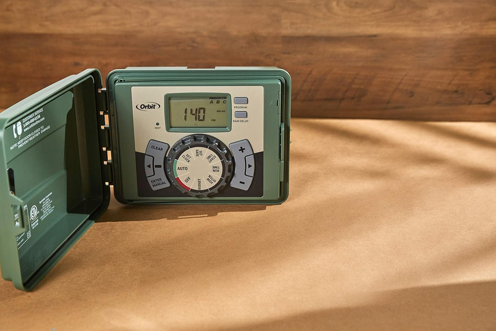 57896 6-Station Outdoor Swing Panel Sprinkler System Timer