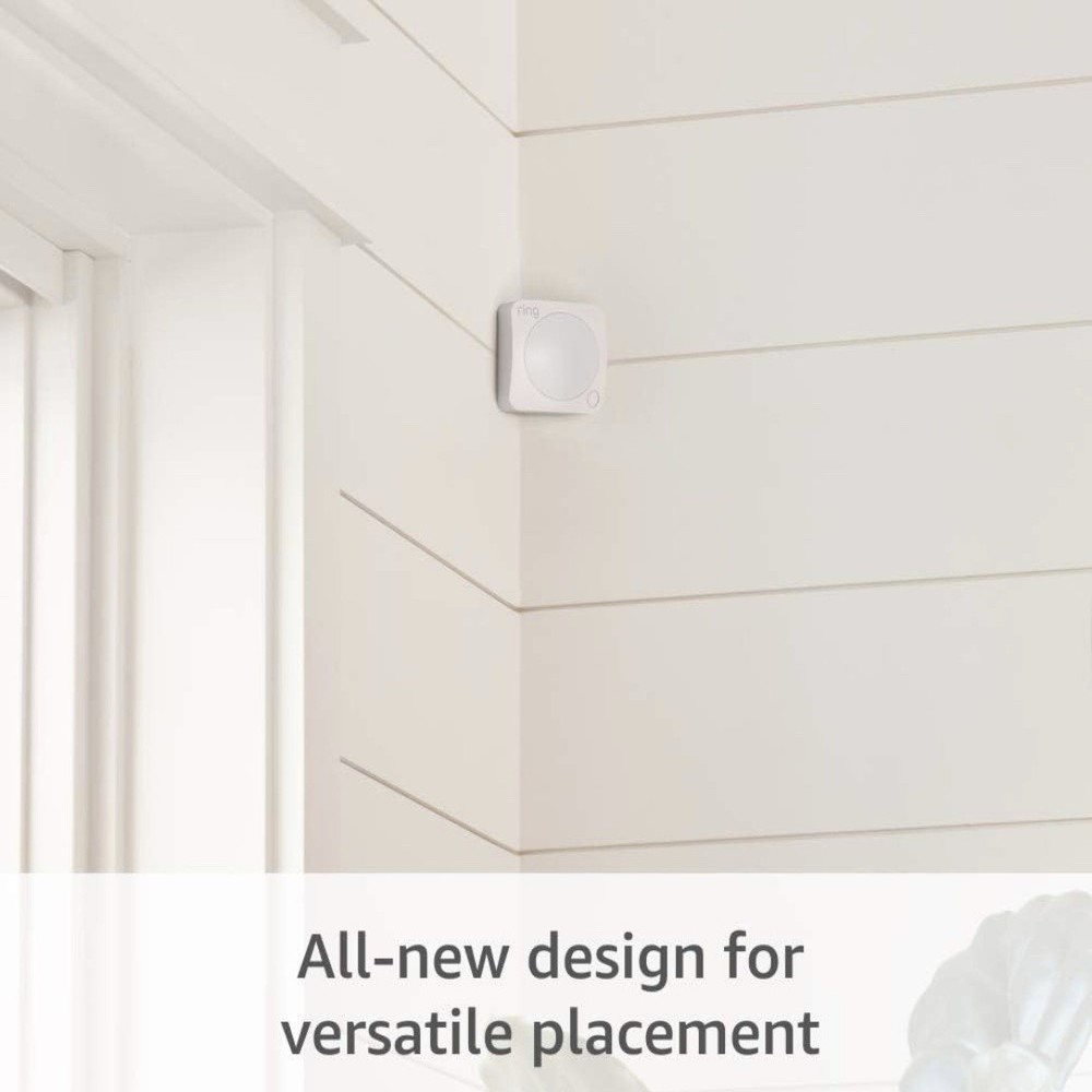 Ring Alarm Motion Detector, 90 Degree Coverage 25ft Range, NEW, 2nd Gen (4-Pack)