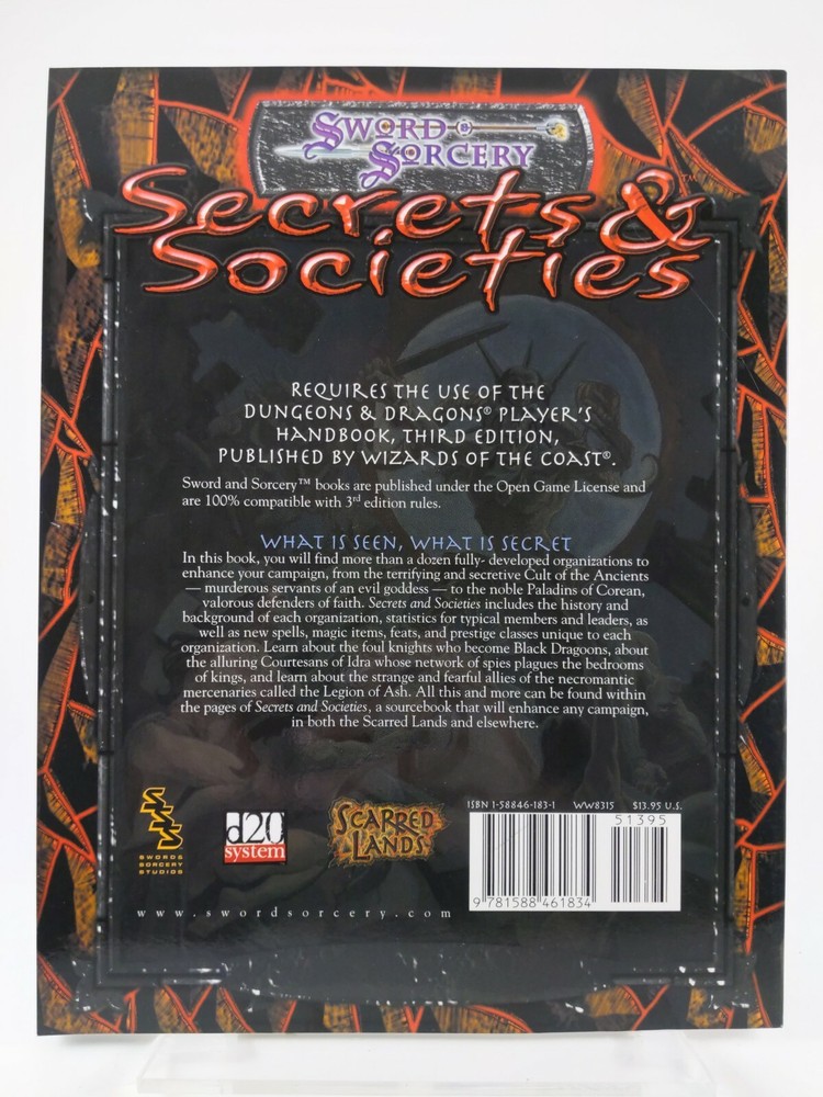 Dungeons & Dragons: Secrets & Societies (Scarred Lands)
