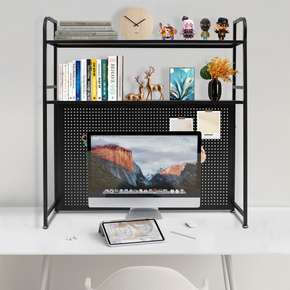 Desk Bookshelf, Organizer Rack, Bookcases, Desktop Bookcase for Computer Desk