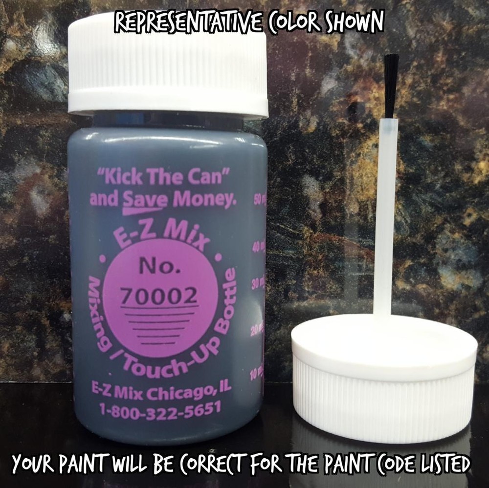 Touch Up Paint for Ford Maverick with paint code NE, Cactus Gray.
