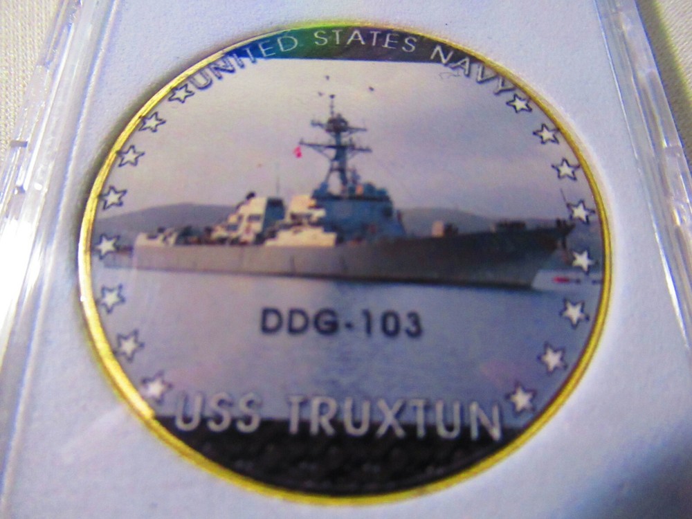 US NAVY - USS TRUXTUN (DDG–103) Challenge Coin