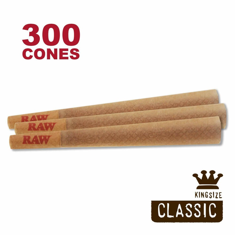 Authentic Raw King Size pre rolled 50 / 100 / 150 / 200 Cones