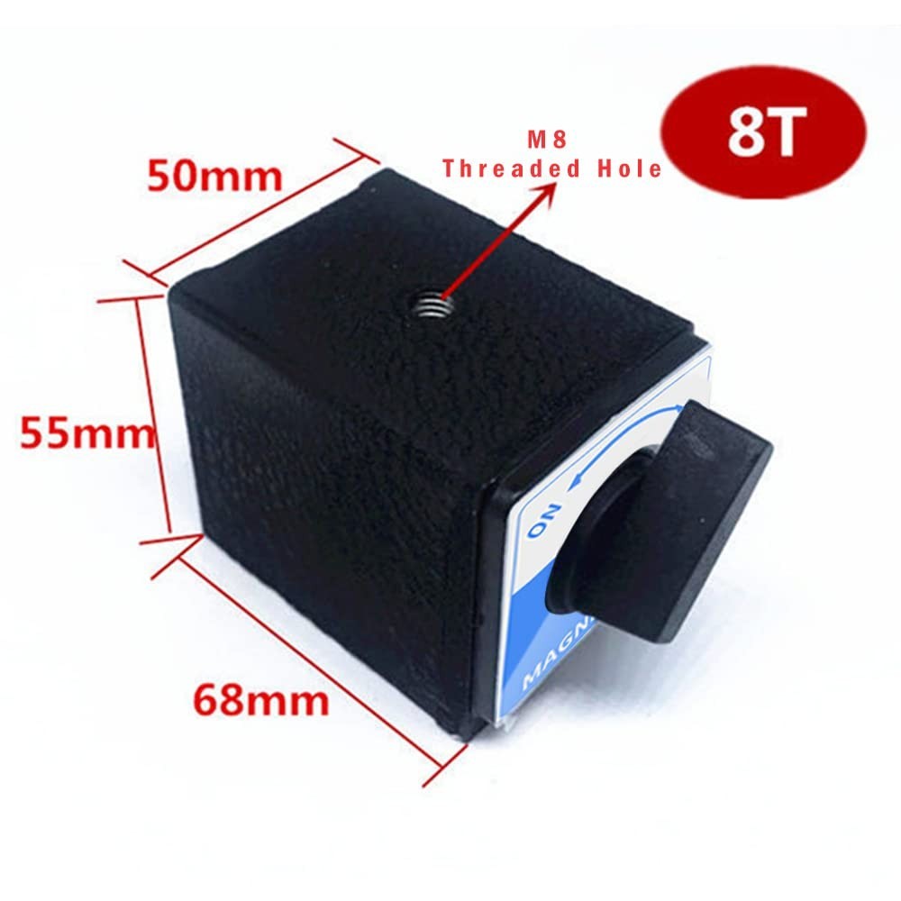 Heavy-Duty 8T Magnetic Base with Quick Release On/Off Switch – Compact Design