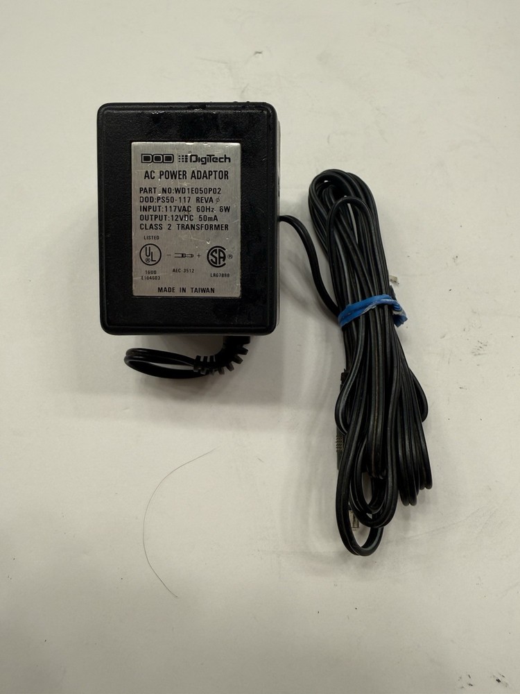 DOD Digitech PS50-117 12v 50mA Guitar Effect Pedal Original Power Supply Adapter