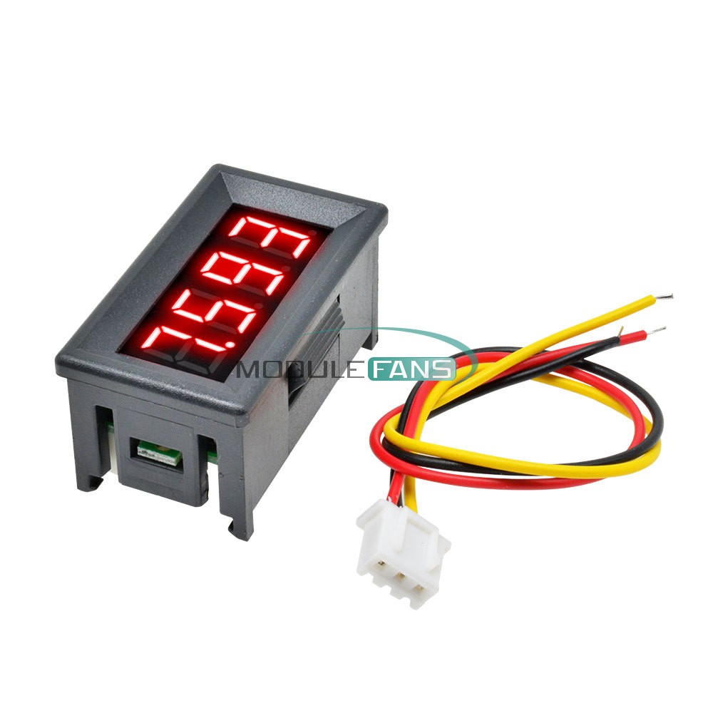 1-10pcs DC 0-100V LED Digital Display Voltmeter LED Voltage Panel Meter new
