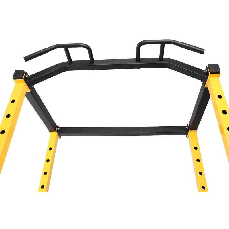 Adjustable Power Cage 1000lb Capacity Multi Function Rack W/ Lat Pull Down New