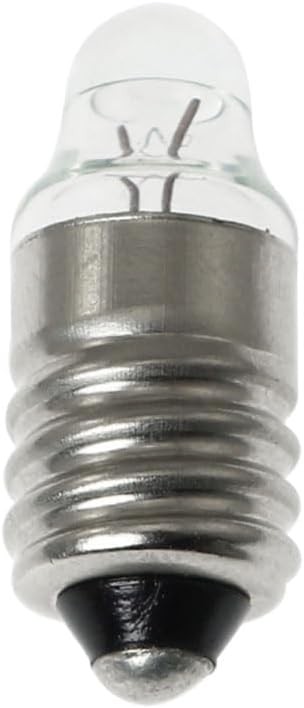 10PCS Mini Screw Base Light Bulbs E10 Flashlight Lamps 2.5V