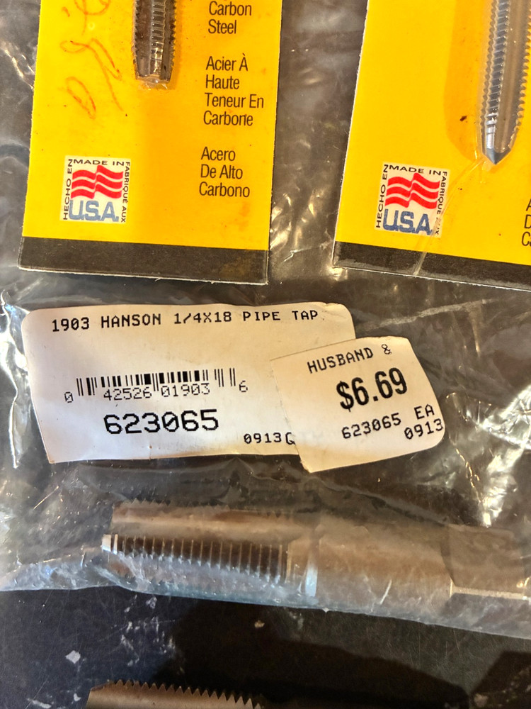 Misc Irwin Hanson Taps NEW