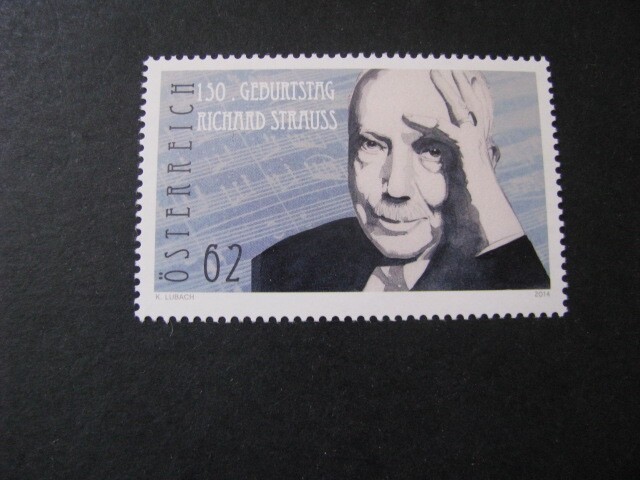 Austria Stamp Richard Strauss Issue from 2014 Unused Never Hinged