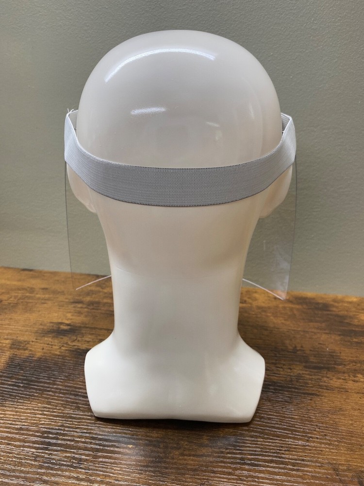 Single or Multiple use Disposable Face Shields Foam Forehead deluxe 11" X 8" USA