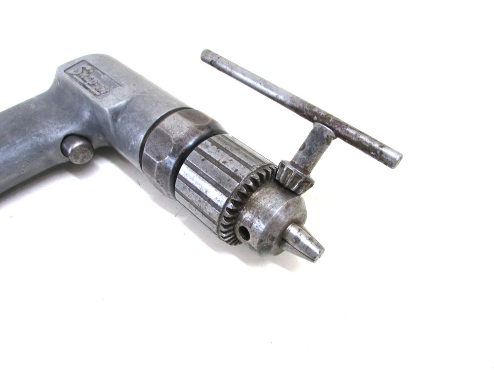 SNAP ON TOOLS 3/8" PNEUMATIC AIR DRILL, PD3 A, w/ CHUCK KEY
